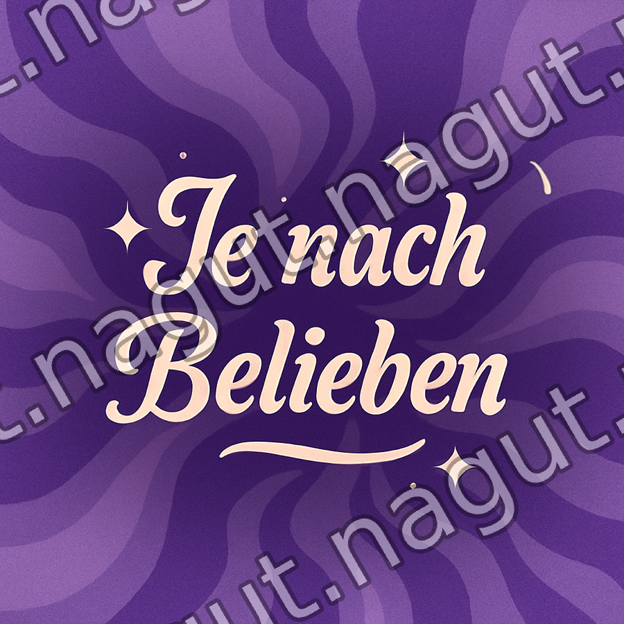 Je nach Belieben Sticker