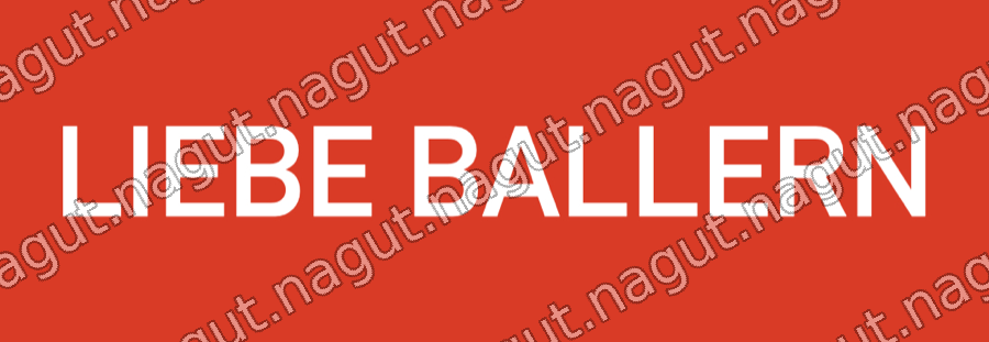 Liebe Ballern Sticker